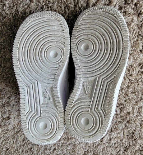 FJ3488 100 Nike Air Force 1 Low Se Kid's Toddler Unisex Size 9C White Silver - Picture 14 of 17