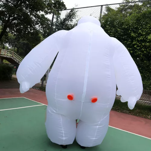 Adults Big Hero 6 Baymax Inflatable Costume Cosplay Baymax Fancy Dress Outfits - Picture 19 of 23