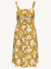 NWT Tommy Hilfiger Women's Linen Blend Essential Sleeveless Floral Dress All Sz