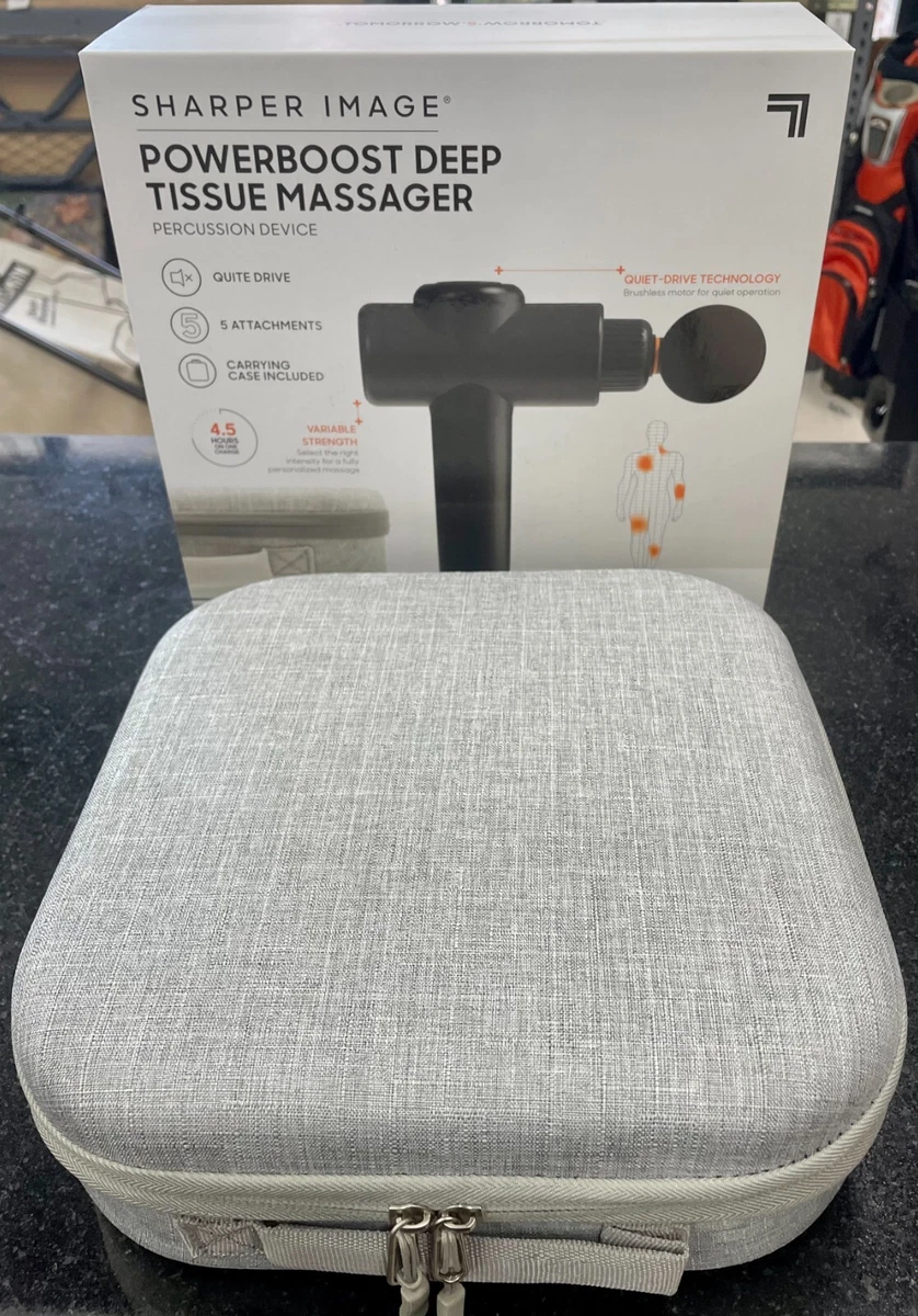 Sharper image deep tissue sale percussion pro massager