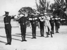 Teching methods from London to the officers of Barbados in 1931 Old Photo