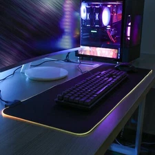 Vetroo MP800 31.5"x11.8" RGB Pc Gaming Mouse Pad 14 LED Lighting Modes Waterproo