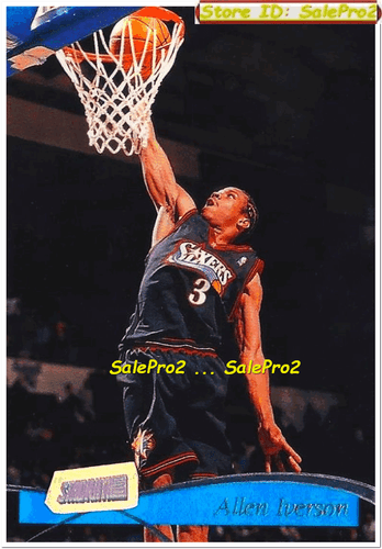 100++ ALLEN IVERSON NBA SINGLES ROOKIE INSERT GAME JERSEY SET LOT YOU PICK LIST - Picture 17 of 66