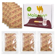 58%RH Two-Way Humidity Control Packs 67 Gram 5 Pack Individually Wrapped