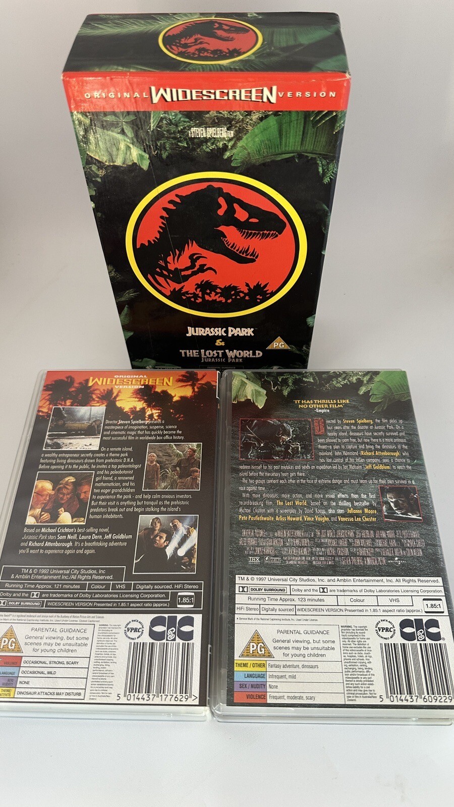 Jurassic+Park+%2F+The+Lost+World+%28Box+Set%29+%28VHS%2C+1998%29 for