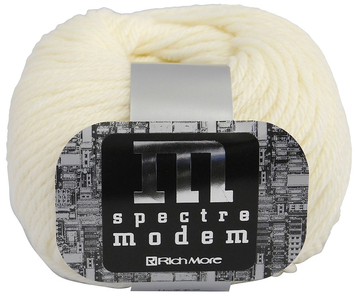 Richmore Spectrum Modem Wool Thick Col.1 White Series 40g Richmore Spectrum Modem Wool Thick Col.1 White Series 40g