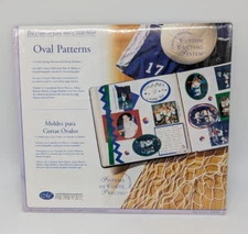 Creative Memories Custom Cutting System 4 Oval Patterns and Sizing Template 2003