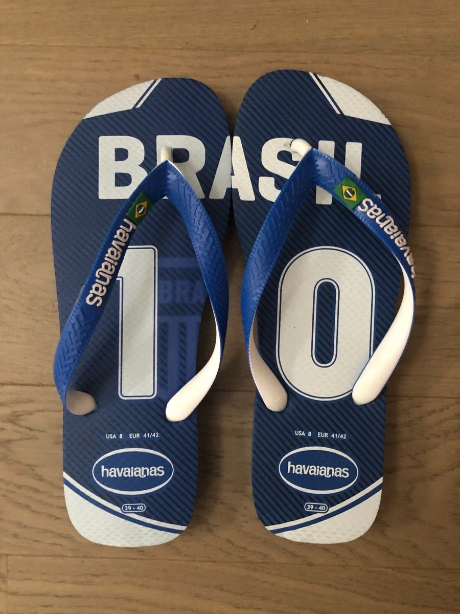 Chaussures Havaianas Origine II Femme - Toile Bleu Marine - Pointure US 8 / EU 40 - Slip On