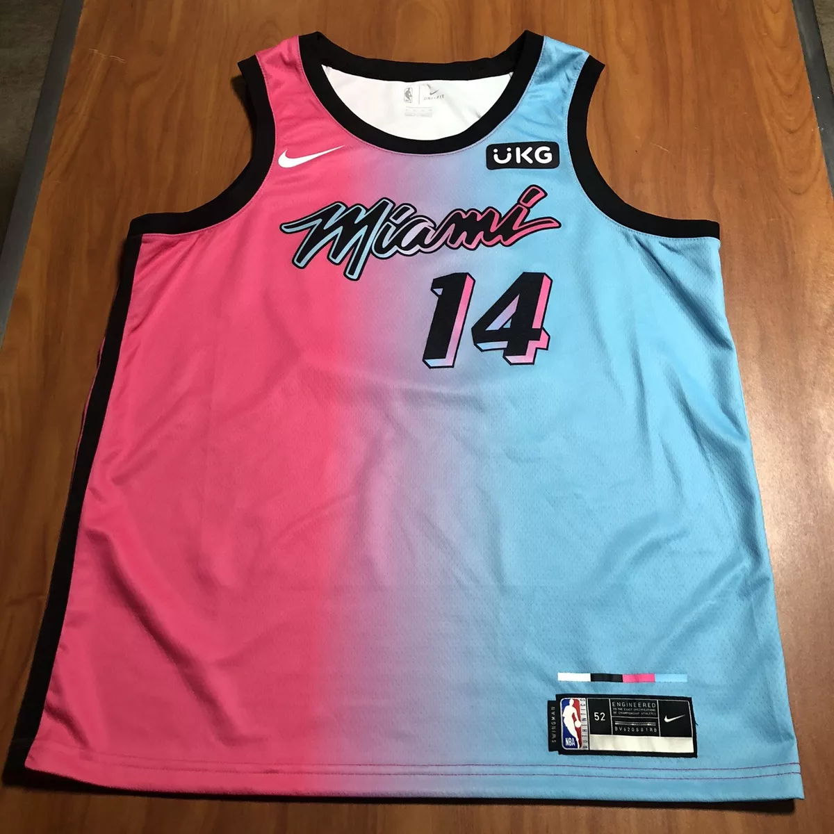 Shop Tyler Herro Pink Blue Jersey with great discounts and prices