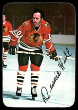 1976-77 Topps Glossy Inserts Dennis Hull Chicago Blackhawks #16