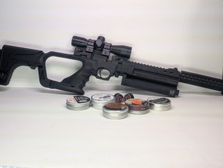 Hatsan Jet 2 .22 PCP Air Rifle With Bullets Scope And Moderator
