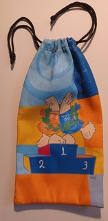 Athens Olympic Mascot Drawstring Case 2004 Olympic Mascot Drawstring Bag Vintage