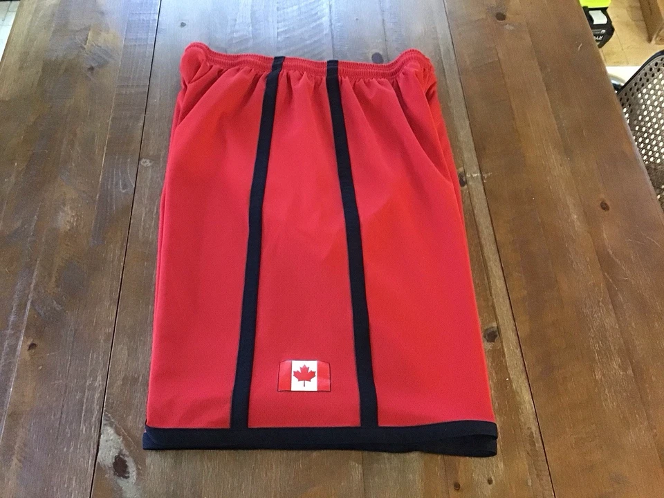 Nike Game Used Team Issued Authentic Canada Basketball Olympics On Court Shorts - Image 2 of 4