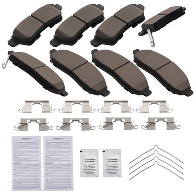 Front&Rear Ceramic Brake Pads Kit for Suzuki Equator 2009-2012 D1100 D1094