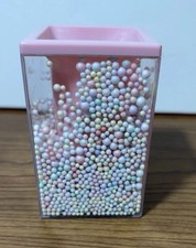Pink Colorful Pencil Holder Sprinkles Themed