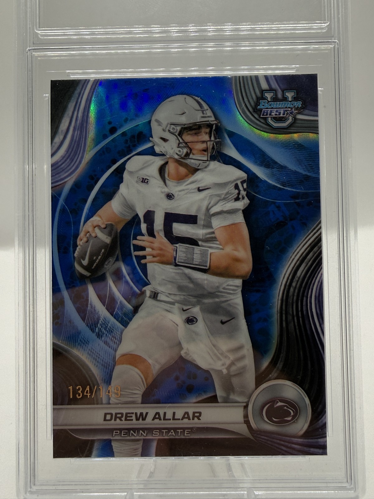 2024 Bowman's Best University - Drew Allar #3 Blue Refractor /149 (RC)