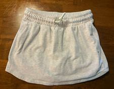 Athleta Girl Gray Athletic Skort Girls 8-10 Drawstring Elastic Waist Liner