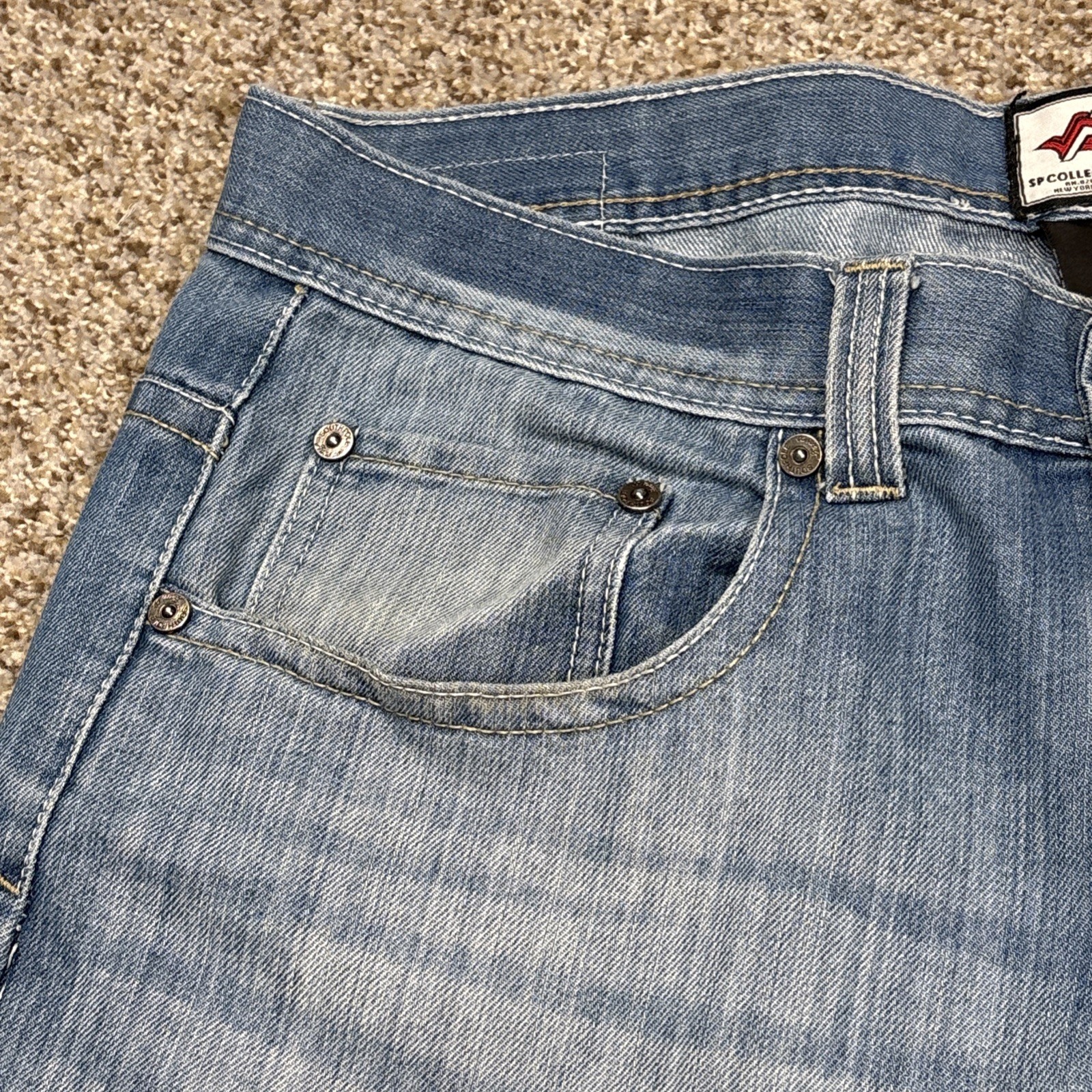 Vtg South Pole Jeans Mens 40 Fits 39 X 31 Hip Hop Skater Pants Sp Collection - View 3