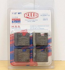 Reed Mfg R12+ Segmental Pipe Dies 1-1/2" NPT Item 05614 Catalog R12DN 1 1/2 HSS
