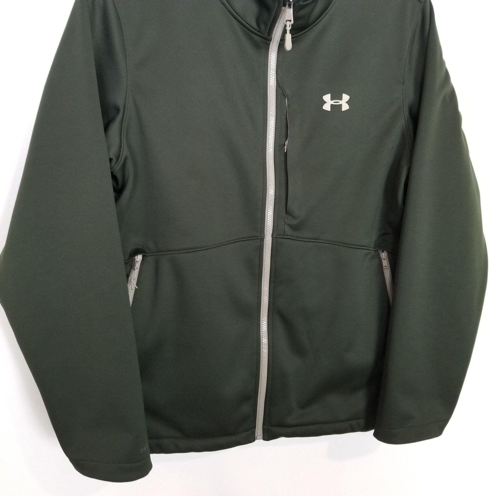 Under Armour Men's Storm ColdGear Infrared Shield Softshell Jacket Sz L Green thumbnail 3