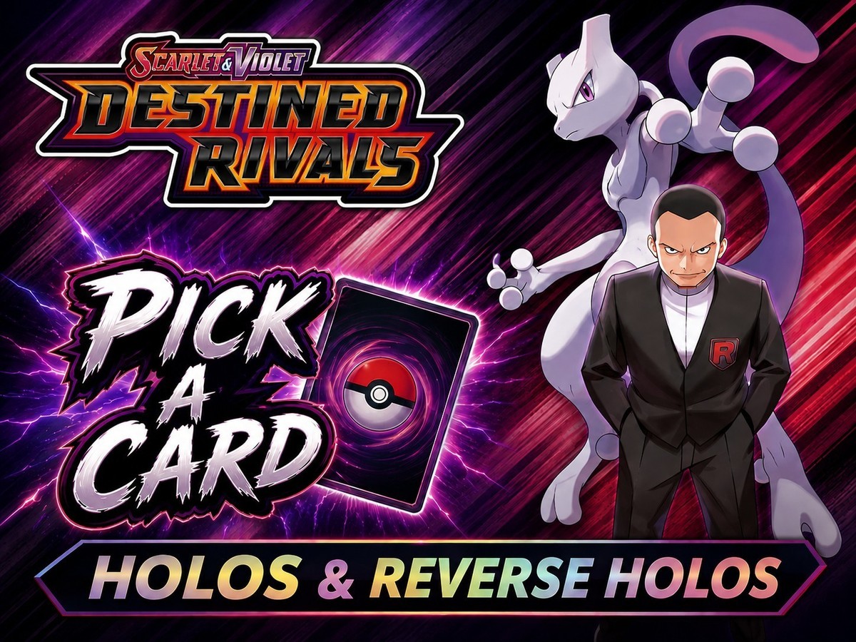 Destined Rivals Pokemon Pick a Card - Holos & Reverse Holos NM