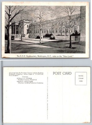 D.A.R. Headquarters Washington DC Architecture Postcard Eggers & Higgins