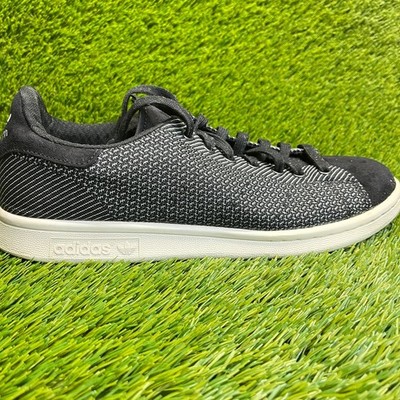 Adidas Stan Smith Mens Size 11 Black White Athletic Walking Shoes Sneakers