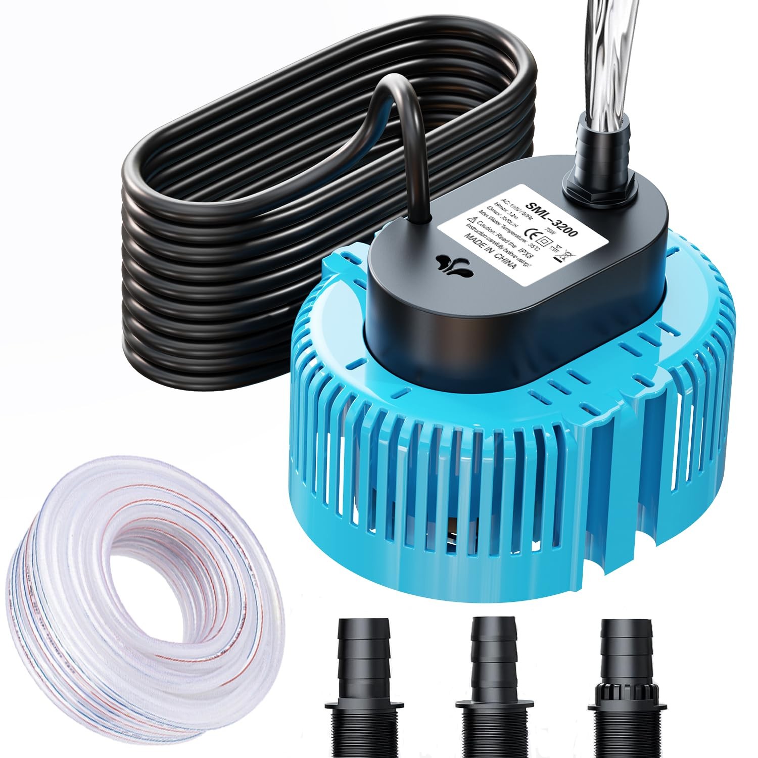 Addio Allagamenti! Pompa Immersione 75W 3000L/H | Piscina e Giardino