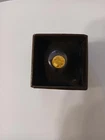 The Columbia Mint Miniature $20 Saint Gaudens Coin 24kt Solid Gold COA