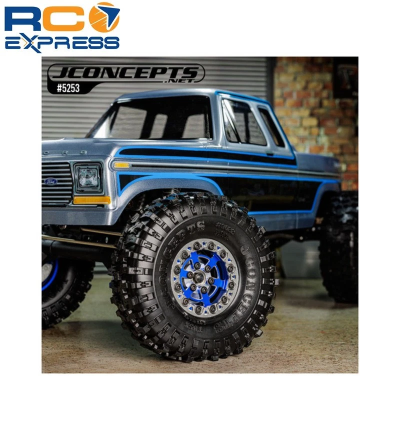 JConcepts Bulls Eye - 2.0 6 Slot Crawler Wheel Blue W/ Silver Chamfer JCO5253 - Image 3 of 3