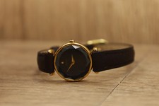 LASSALE BY SEIKO LADIES 1N00-0K79 GOLD TONE WATCH BROWN LEATHER NEW BATT