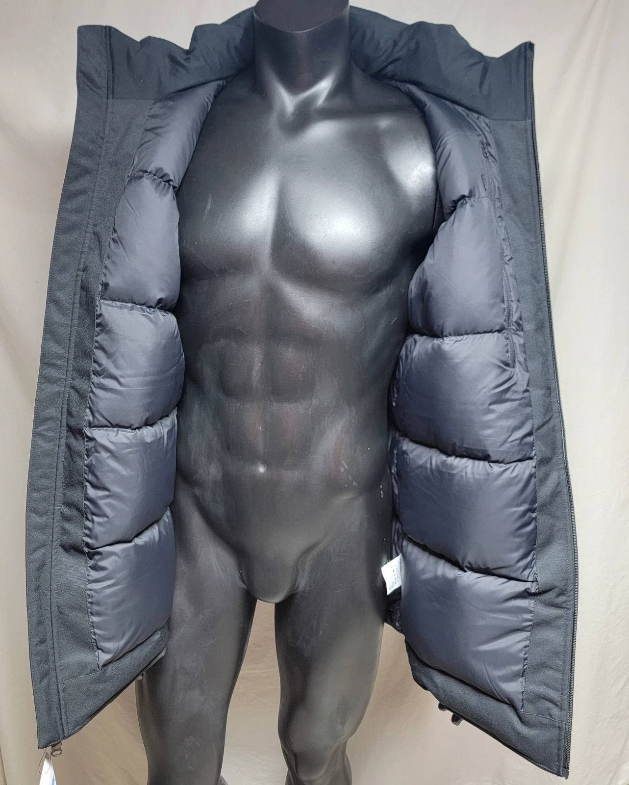 Nike 550 Duck Down Parka Winter Jacket Men Size Medium #DJ6526-010 Black image 5