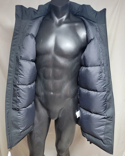 Nike 550 Duck Down Parka Winter Jacket Men Size Medium #DJ6526-010 Black image 5