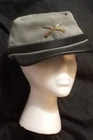 Confederate Kepi Hat Gray Leather Civil War Reenactment Made USA One Size Adult