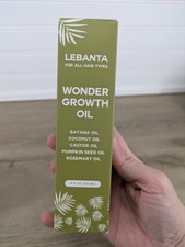 LeBanta Wonder Growth Oil for Thicker Stronger Hair Care Supplement 4oz 03/28 O