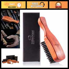 Soft Boar Bristle Hair  Beard Brush for Men - Grooming Tool for Smooth Styling