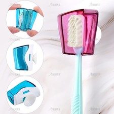 AUEAR, 6 Pack Toothbrush Holder with Suction Cup Toothbrushed Head Covers Caps P