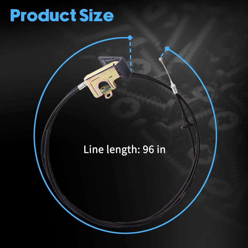 New Front Hood Release Cable For Honda Acura Integra 1994-2001 74130-ST7-A00 - Image 3 of 4