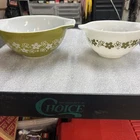 Pyrex Vintage Mixing Bowls Set of 2 #441 #442  1-1/2 Qt