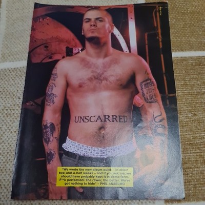 Vintage PHIL ANSELMO PANTERA DIMEBAG DARRELL VINNIE A4 POSTER KERRANG DIAMOND