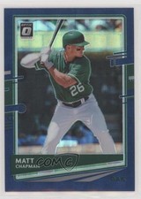 2020 Panini Donruss Optic FOTL Blue Pandora Prizm 9/99 Matt Chapman #151 0q3