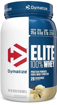Dymatize Elite 100% Whey Protein 25g Protein 2lb Tubs 25-26 Servings EXP 07/2027