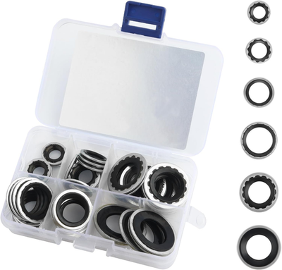 #ad 45PCS Car AC Gasket KitVersatile AC Seal Kit for Fixing Car Air Conditioning Co $14.99