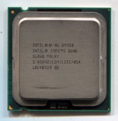 Intel Core 2 Quad Q9550 CPU 4-Core 2.83GHz/12M/1333 SLAWQ LGA775 Processor