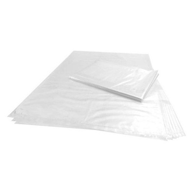 Singhal 33''x39'' Clear Poly Bags   2 Mil Heavy-Duty Open-End Plastic Pouches