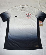 Nike Corinthians Brazil Dri Fit ADV Match SS Soccer Home Jersey Men's Size L NEW
