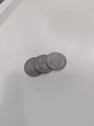 3 Barber Quarters - No Dates - Junk Silver Below Spot