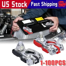 Battery Terminal Connector Top Post Positive Negative Heavy Duty Universal lot