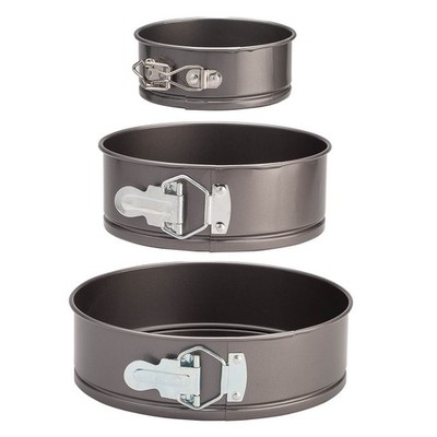 Non-Stick Spring Form Cake Pans by Home Marketplace, Set of 3