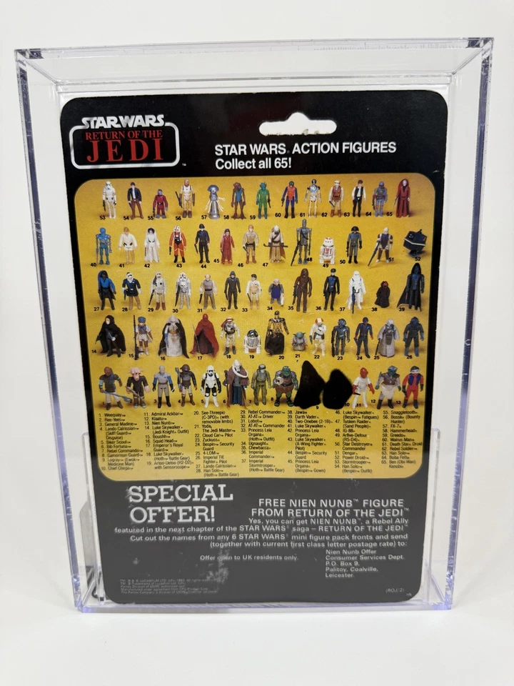 Kenner Star Wars 1983 - Lando Calrissian (guardia de esquife) - 65 espalda - grado 50 Foto 2 de 4